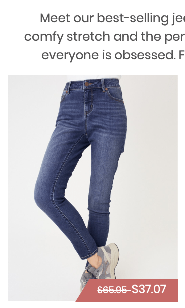 Shop the &quot;Westport Incrediflex Denim Fit Solution 5 Pocket Skinny Jean&quot;