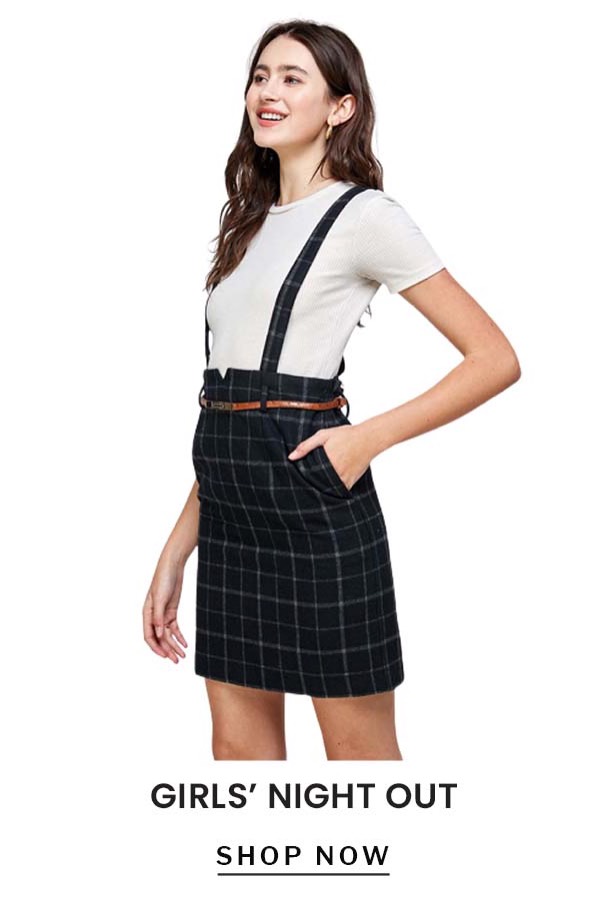 Shop the "Kaii Suspender High Waisted Skirt"
