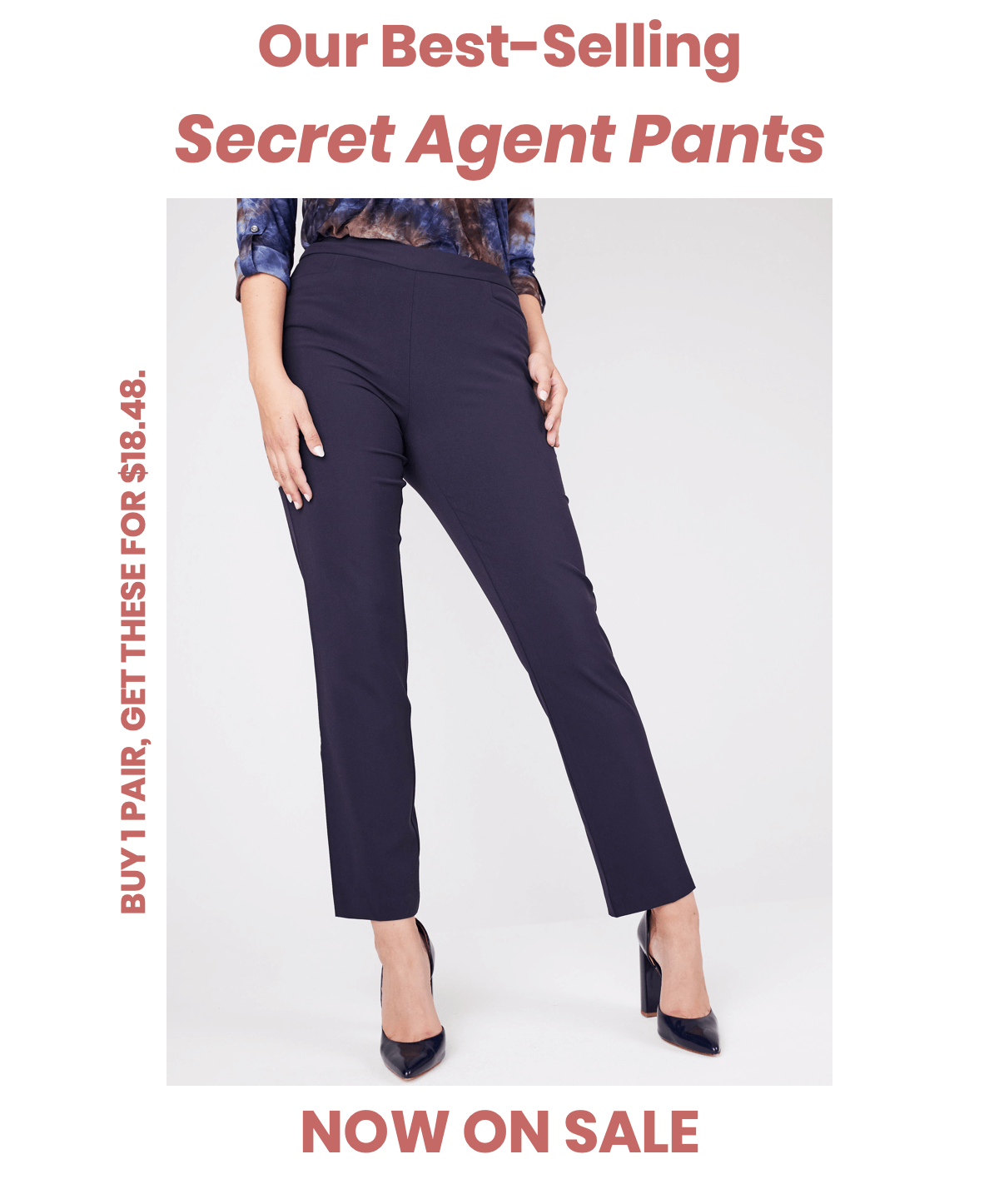 Shop the "Roz & Ali Secret Agent L Pockets Pants"