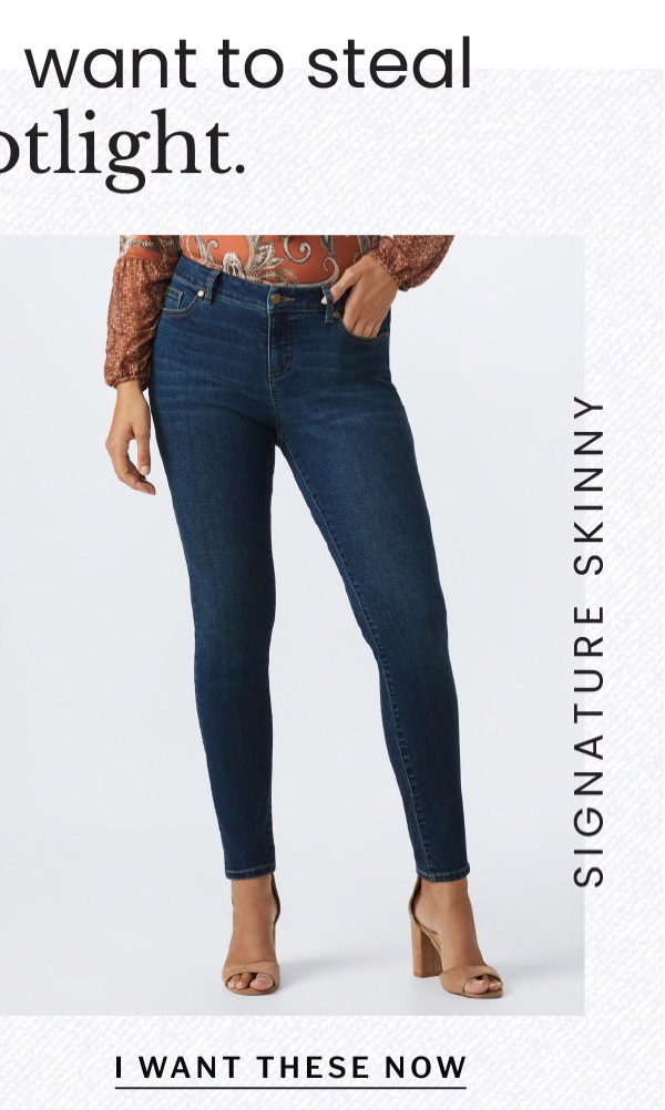 Shop the "Westport Signature 5 Pocket Skinny Jean"