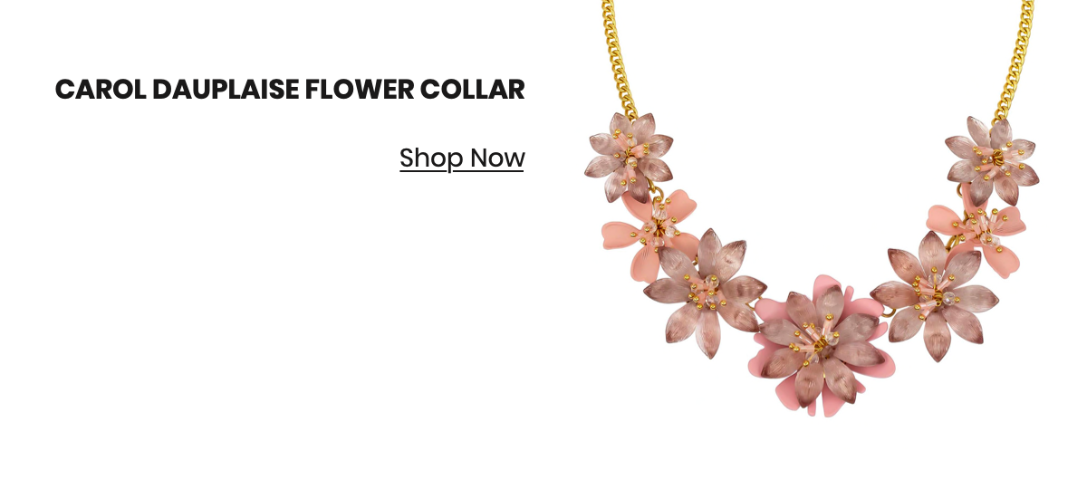 Shop the "Carol Dauplaise 5 Part Flower Collar" 