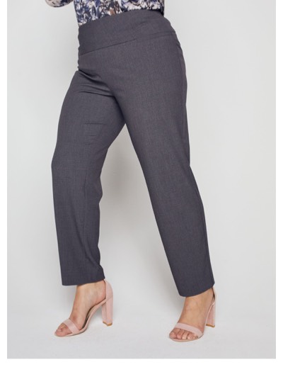 Shop the "Roz & Ali Secret Agent Slim Leg Wide Waistband Pants"