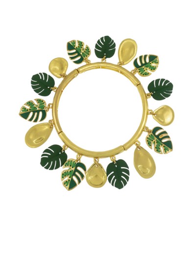 Shop the "Carol Dauplaise Shaky Leaf Bracelet"